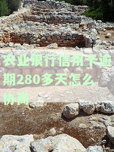 农业银行信用卡逾期280天：如何协商还款？最新法规及影响