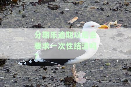 分期乐分期逾期后是否会被要求一次性还清全部金额？