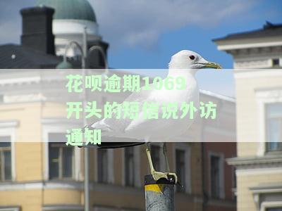花呗逾期收到短信，可能被报送公安机关立案处理