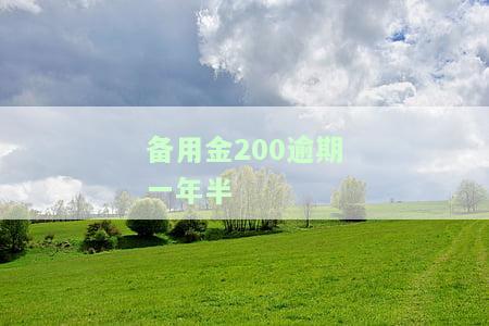 备用金200逾期一年半利息多少？请看详细计算及图片展示