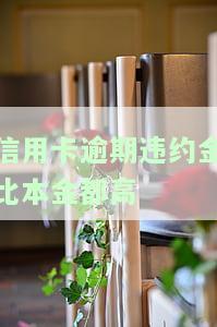 欠信用卡的钱违约金这么高？如何处理与减免？