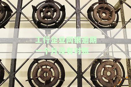 工行企业网银逾期一个月没有对账
