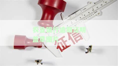 农业银行逾期证明章图片获取方法及非恶意逾期证明所需印章说明