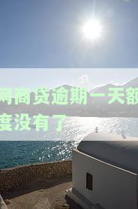 网商贷逾期一天额度消失：如何解决及额度恢复时间？