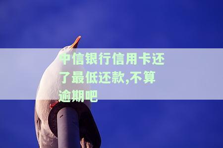 中信卡还了最低还款额还需还剩余部分？期限是多久？可用性如何？