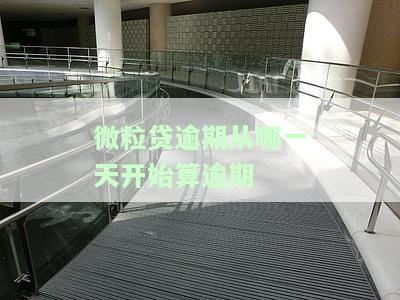 微粒贷逾期多久算逾期？影响、后果与处理方法全解析