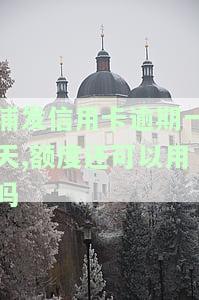 浦发信用卡逾期一天，额度还能使用吗？安全吗？逾期有何影响？