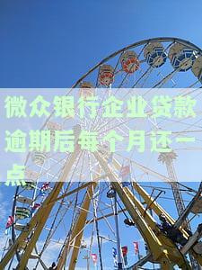 微众银行企业贷款逾期后每月还款有何影响？是否会冻结资产？无力偿还怎么办？
