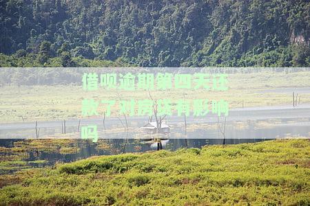 借呗逾期第四天还款了，对房贷有影响吗？如何处理？