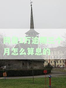 网贷2万逾期三个月怎么算息的