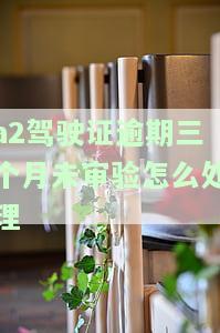 'a2驾驶证逾期三个月未审验如何处理？'