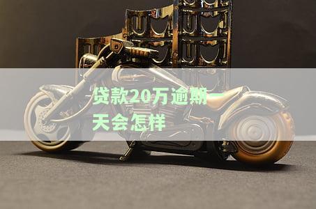 贷款20万逾期一个月后果：罚息多少？具体影响是什么？