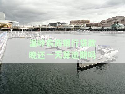 岭农商银行贷款晚还一天算逾期吗-岭农商银行贷款晚还一天算逾期吗知乎