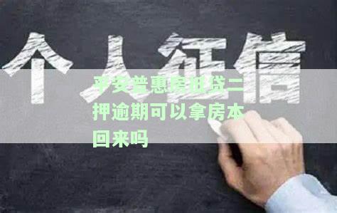 平安普房抵贷二押逾期可以拿房本回来吗怎么办，平安普房抵贷二押逾期：如何拿回房本？
