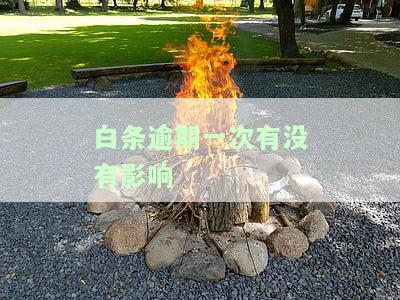 白条逾期一次是否需还全款？