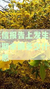 征信显示发生过逾期的账户明细含义解析