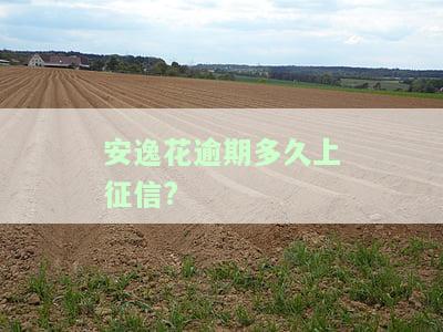 安逸花逾期多久上征信被打电话提醒了，安逸花逾期未还，已接到催款电话，影响征信吗？