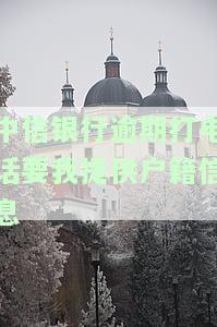 中信银行逾期打电话要我提供户信息？全家跟拍？需联系母？真相是什么？