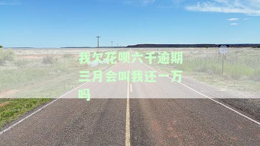 花呗欠款六千多,逾期三个月,算严重吗？应该怎样处理？