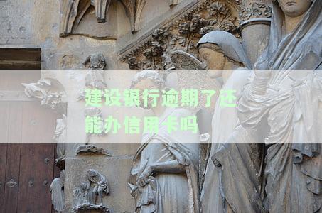 建设银行逾期了还能办信用卡吗