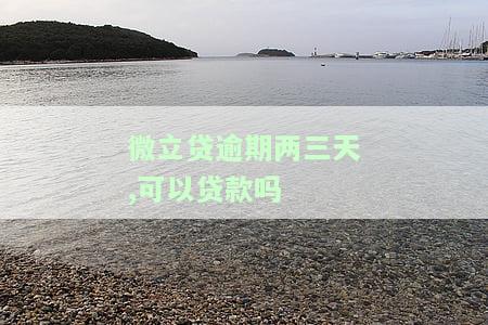 微立贷逾期两三天还能贷款吗？如何还款？