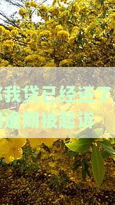 你我贷已经还了几期逾期被起诉-你我贷已经还了几期逾期被起诉了怎么办