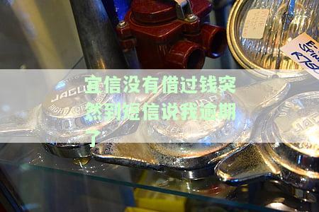 宜信突然发信息给我说我借款，宜信突然发送借款通知，用户惊讶不已