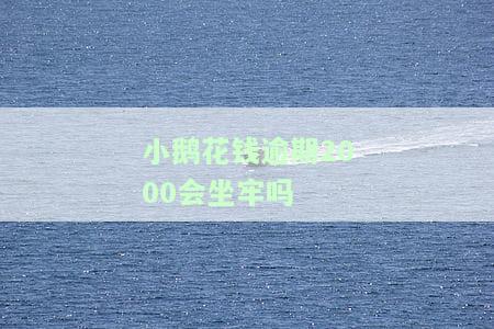 小鹅花钱逾期后是否会坐牢？如何处理逾期问题？