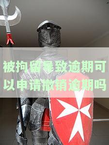 被拘留导致逾期可以申请撤销逾期吗？处理方法是什么？