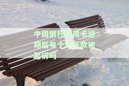 中国银行信用卡逾期后每个月还款被起诉吗-中国银行信用卡逾期后每个月还款被起诉吗