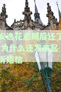 安逸花逾期后还款，为何征信仍显示逾期记录？
