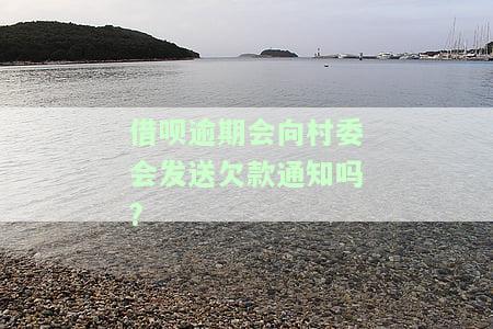 借呗逾期会向村委会发送欠款通知吗?-借呗逾期会向村委会发送欠款通知吗怎么办