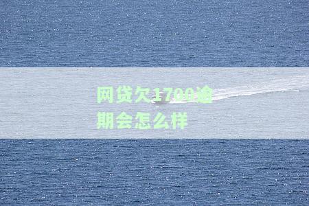 网贷1700逾期3年会判刑吗，网贷欠款1700逾期三年，是否会面临刑事处罚？