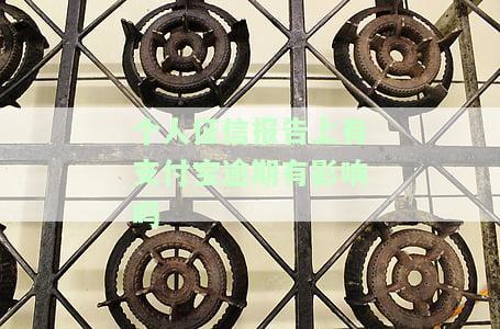 个人征信报告上支付宝逾期记录查询及影响分析