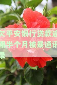 欠平安银行贷款逾期半月，被爆通讯录及亲友电话催收，该如何投诉？