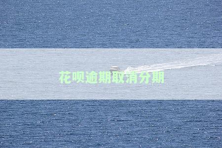 花呗逾期后不能分期还款？是否会关闭花呗账户？