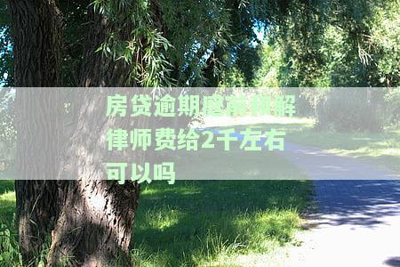 房贷逾期庭前调解律师费，房贷逾期：如何在庭前调解中降低律师费用？
