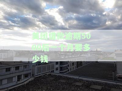 美团欠5000逾期三个多月了会不会被告上法庭，逾期三个月，美团欠款5000元会否被起诉？