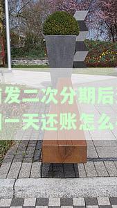 浦发二次分期后逾期一天还账怎么办