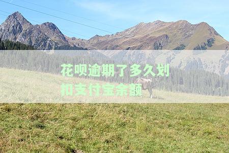 花呗逾期了多久划扣支付宝余额-花呗逾期了多久划扣支付宝余额的钱