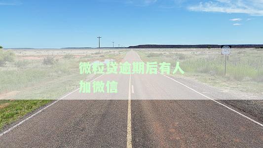 微粒贷逾期：有人加微信声称后果自负，减免是否真实？