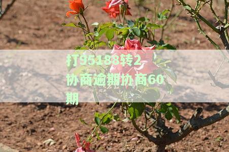打95188转2协商逾期协商60期-95188转2协商期