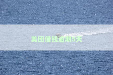 美团借钱逾期5天没还，真的会上门催收吗？