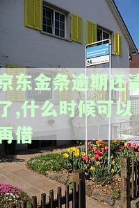 京东金条逾期还清了,什么时候可以再借钱，如何再次借款？京东金条逾期还清后需要注意的事