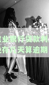 农业银行贷款利息晚存几天算逾期