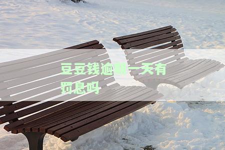 豆豆钱逾期一天100元手续费合法吗？能申请减免吗？一个月需要3000元？