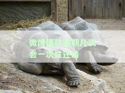 微博借钱逾期多久会被强制全额还款？影响征信的时间是多久？