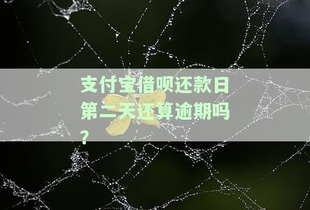 借呗还款日的第二天还款有影响吗？