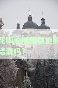 花呗逾期需要全额结清吗，全面解析：花呗逾期是否需要全额结清？