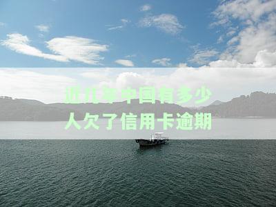 近几年中国信用卡逾期债务人数及无力偿还情况